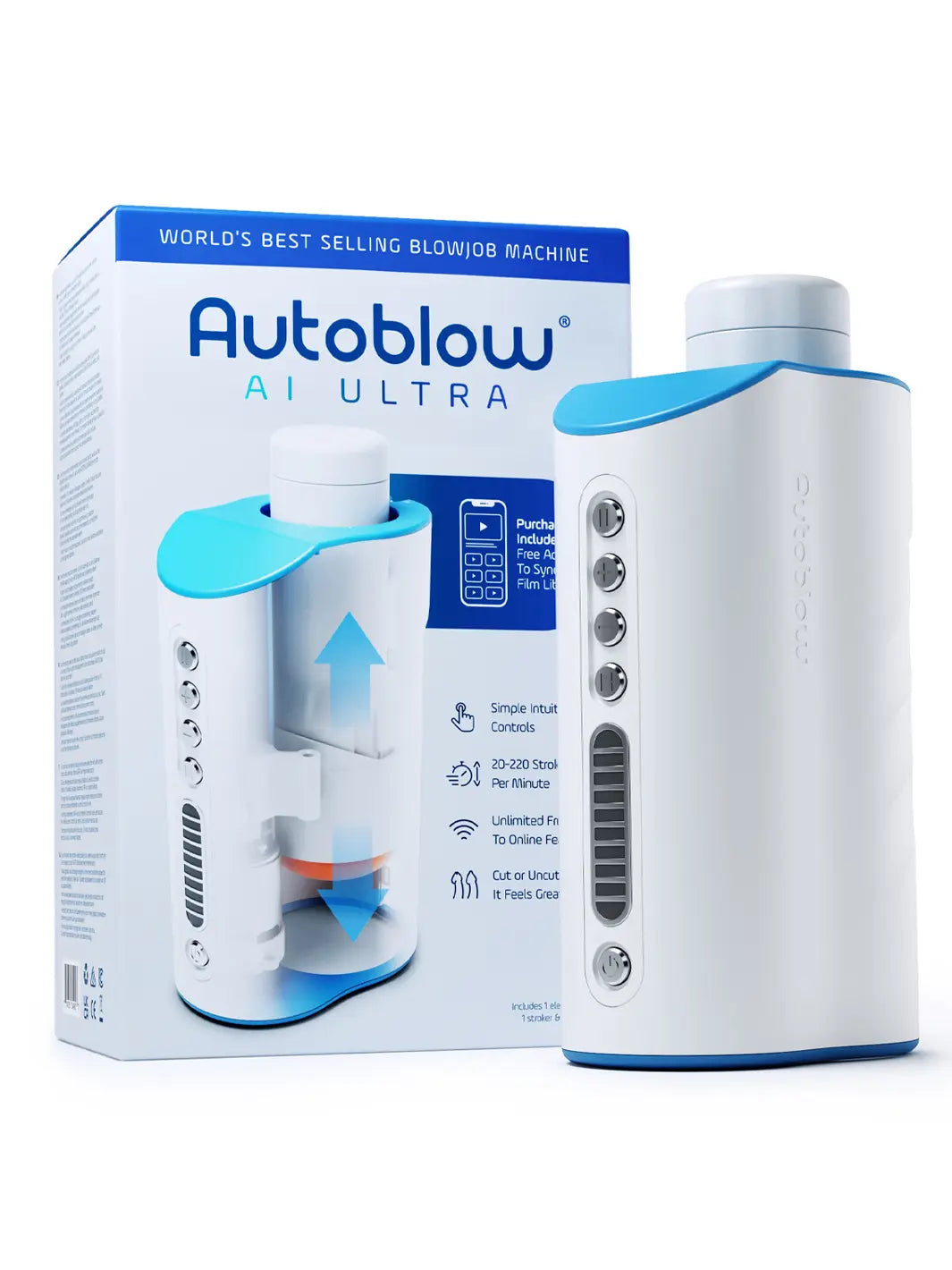 Autoblow AI ULTRA Stroking Blowjob Machine